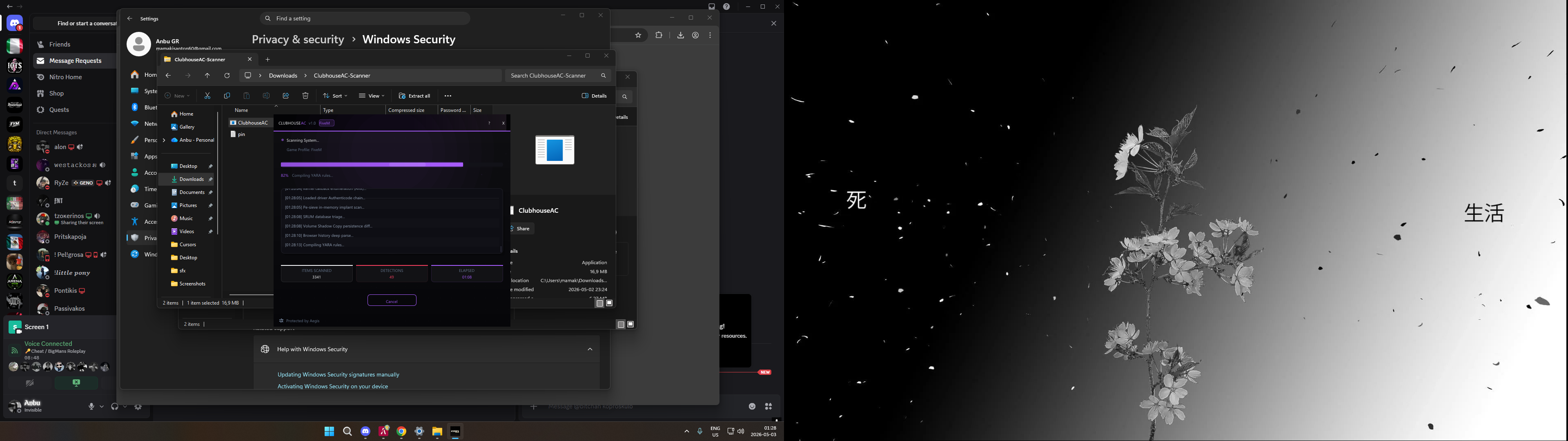 Pulling Windows security telemetry